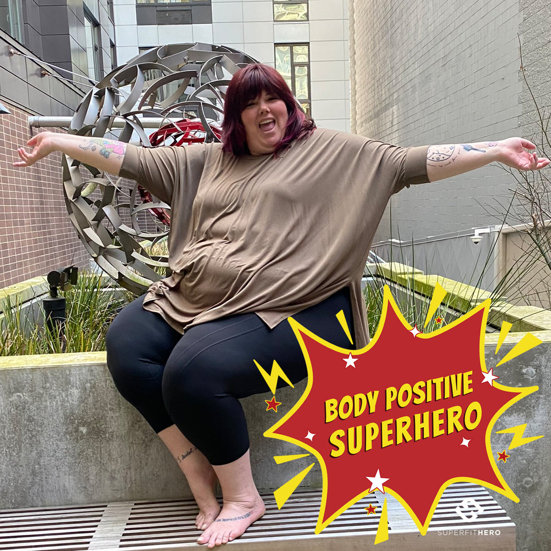 Anna Chapman - Superfit Hero Body Positive Superhero Award July 2020