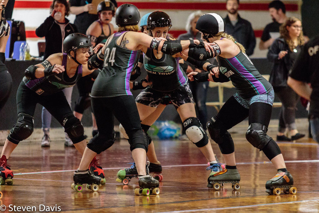 Superfit Hero Sponsored Team Rock Town Roller Derby on the Body Positive Fitness Finder