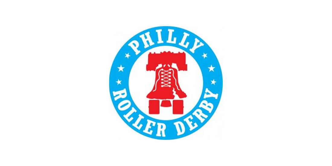Philly Roller Derby logo - superfit hero sponsored team