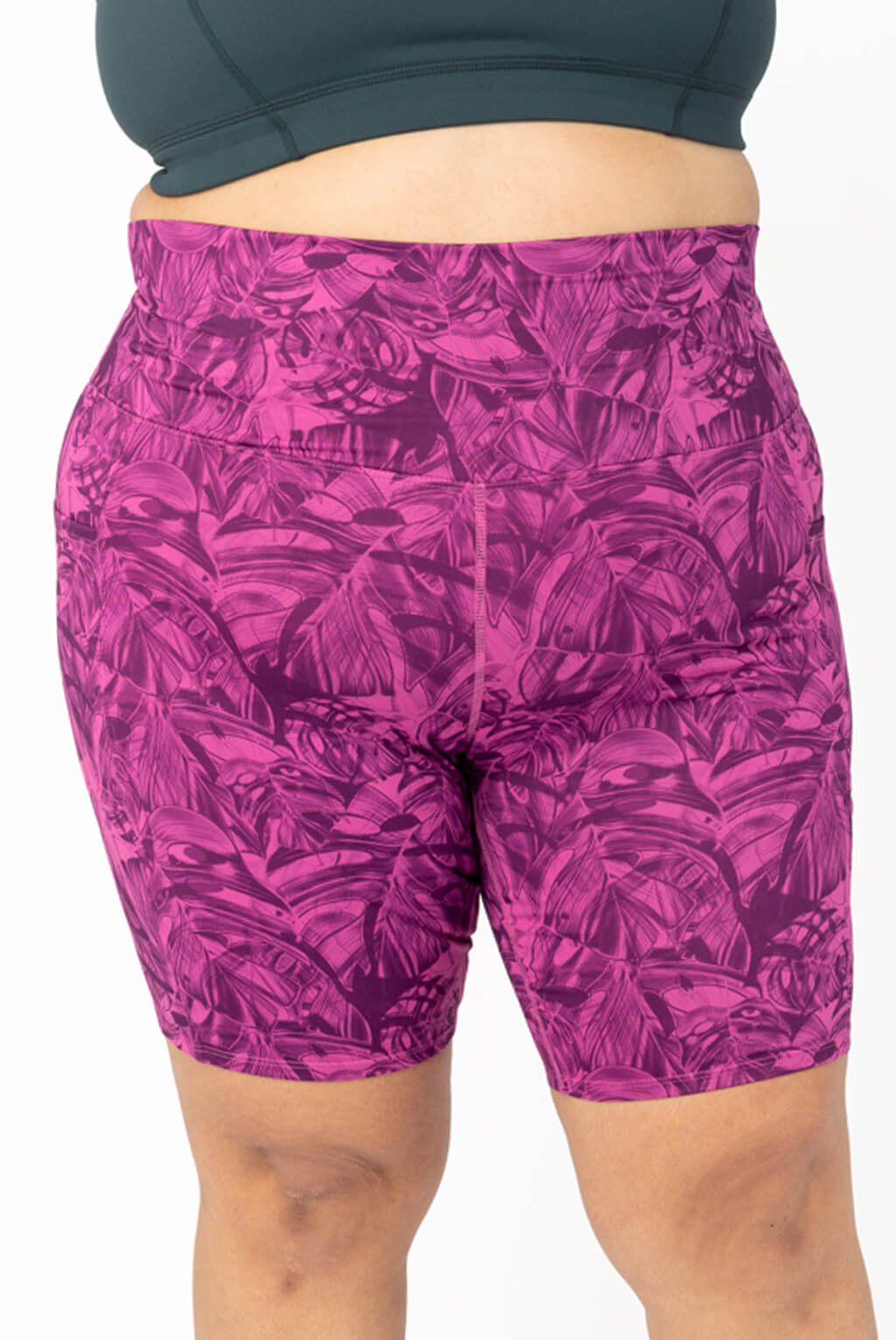 superfit pocket bike shorts in colorful prints, front